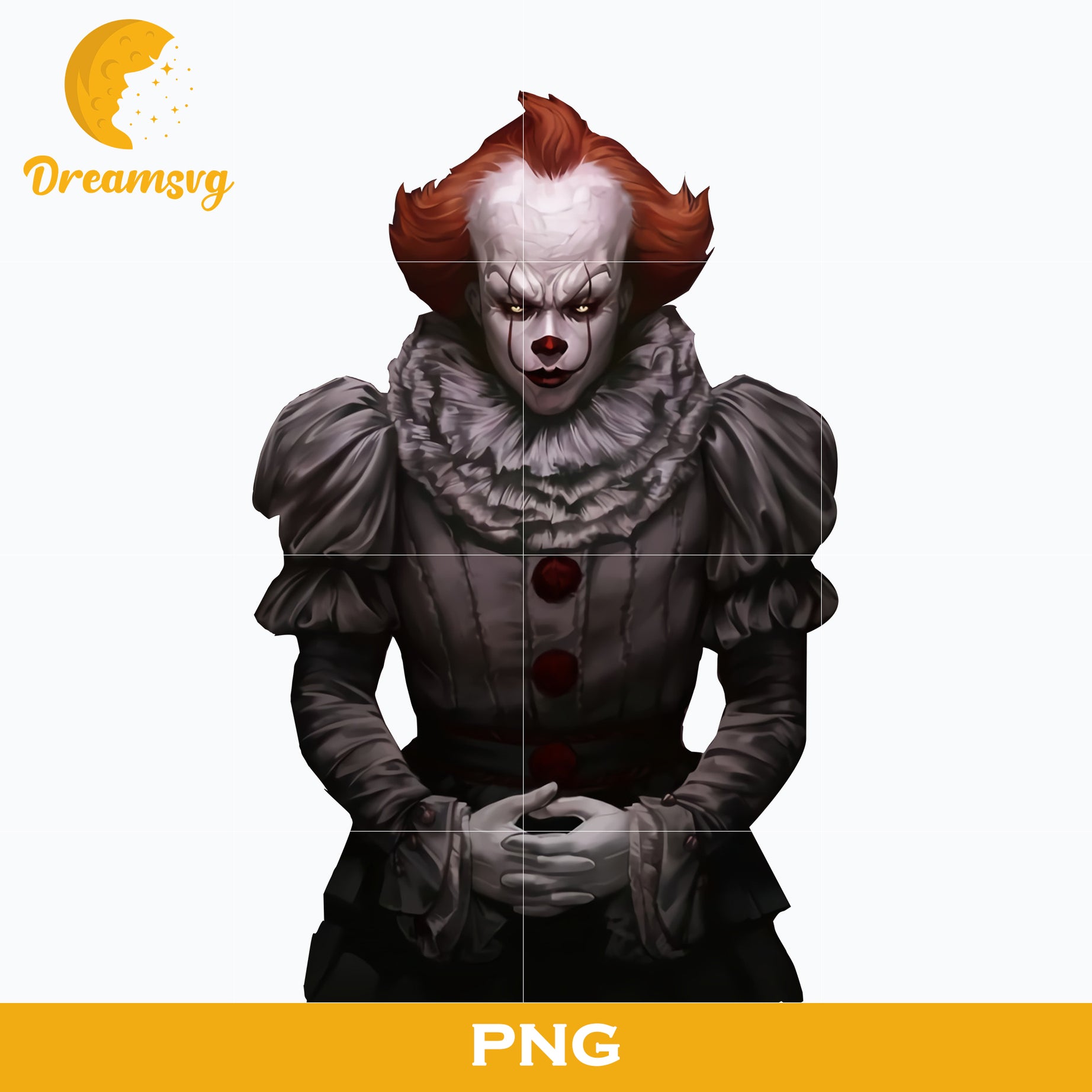 Pennywise Clown PNG, Pennywise Clown Halloween, It Png, Scary Halloween, Horror Characters, Halloween svg, png digital file.