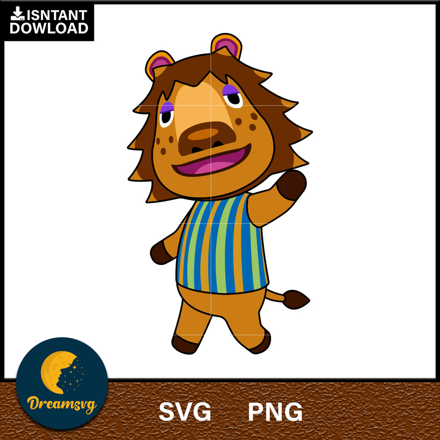 Rex Animal Crossing Svg, Animal Crossing Svg, Animal Crossing Png, Cartoon svg, svg, png digital file