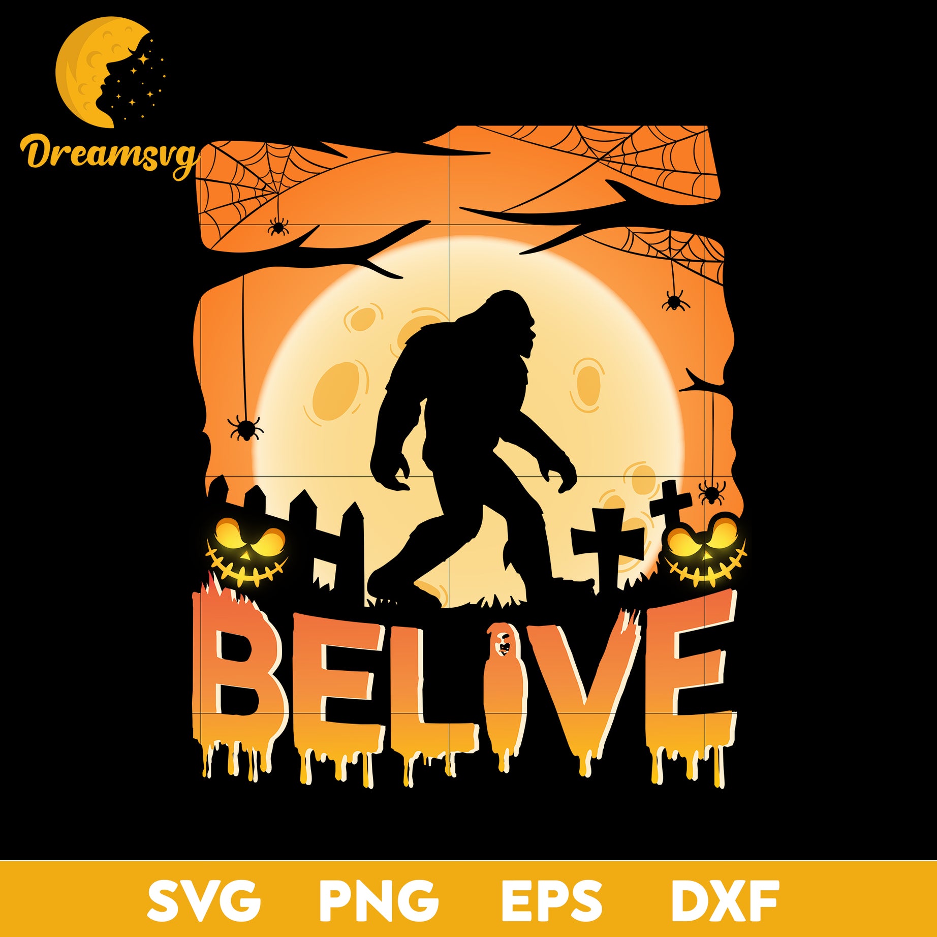 Belive hallowen svg