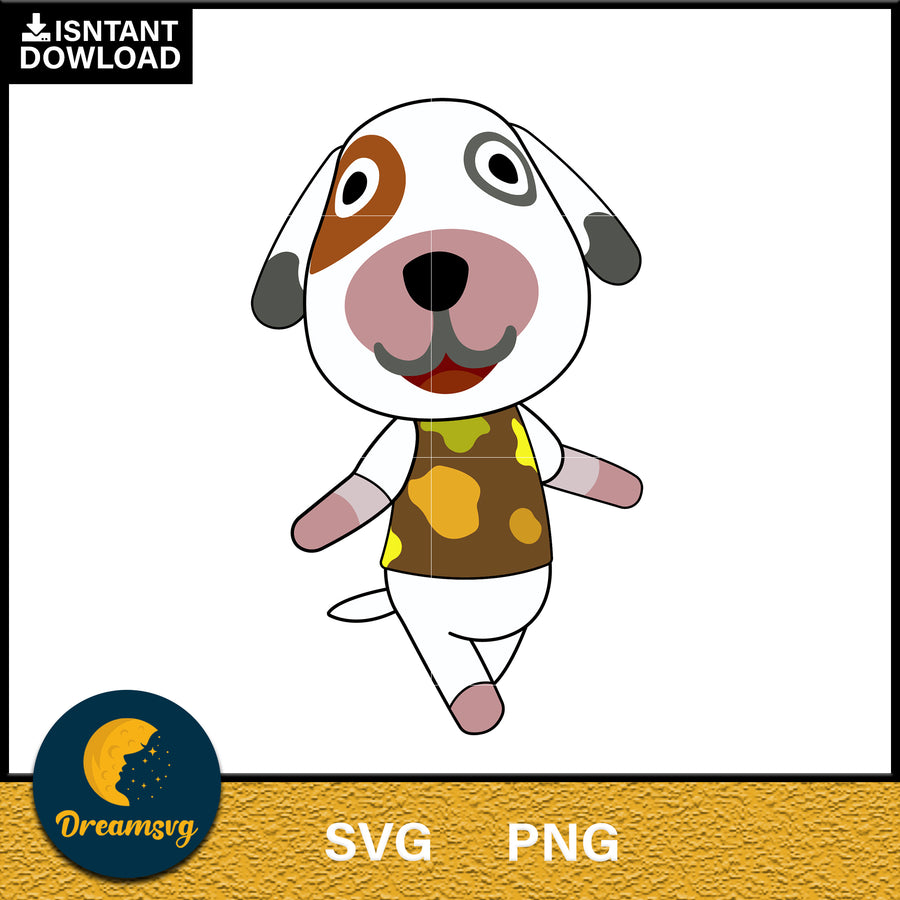 Bones Animal Crossing Svg, Animal Crossing Svg, Animal Crossing Png, Cartoon svg, svg, png digital file