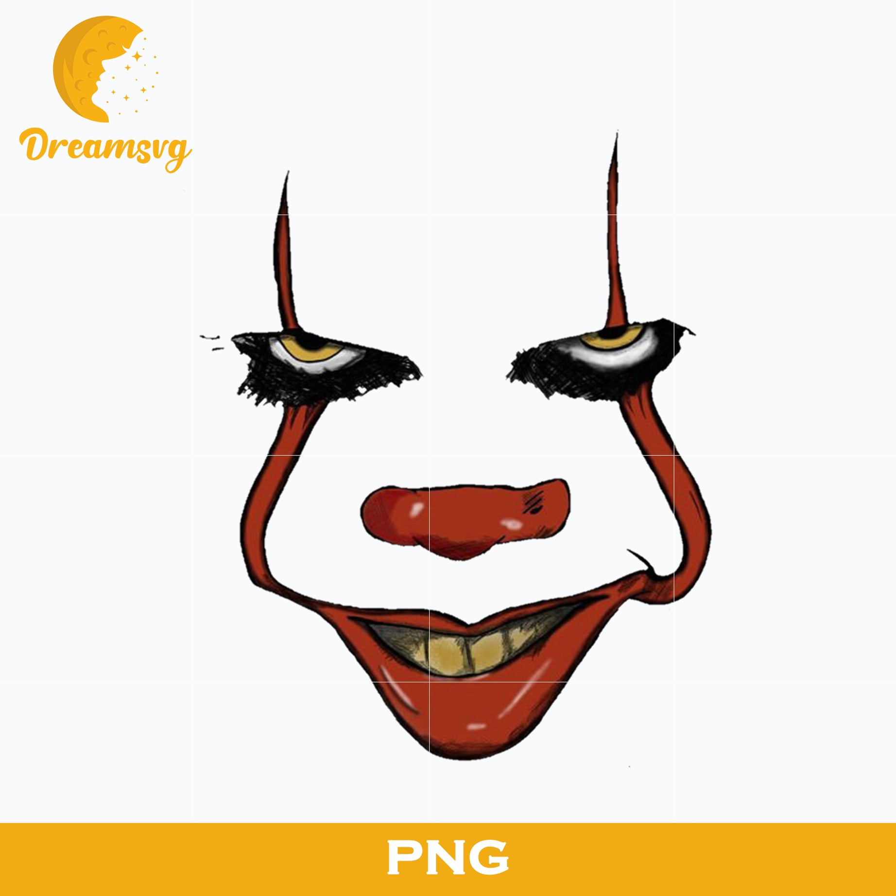 Pennywise Clown PNG, Pennywise Clown Halloween, It Png, Scary Halloween, Horror Characters, Halloween svg, png digital file.