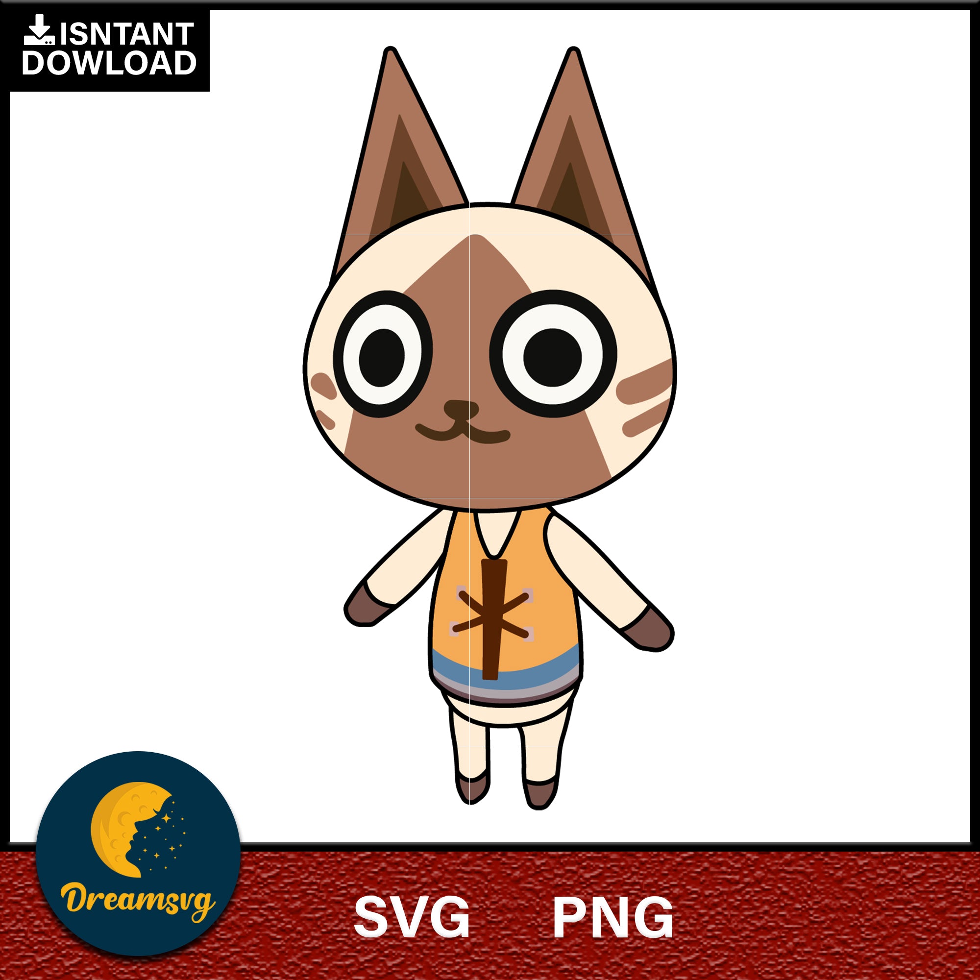 Felyne Animal Crossing Svg, Animal Crossing Svg, Animal Crossing Png, Cartoon svg, svg, png digital file