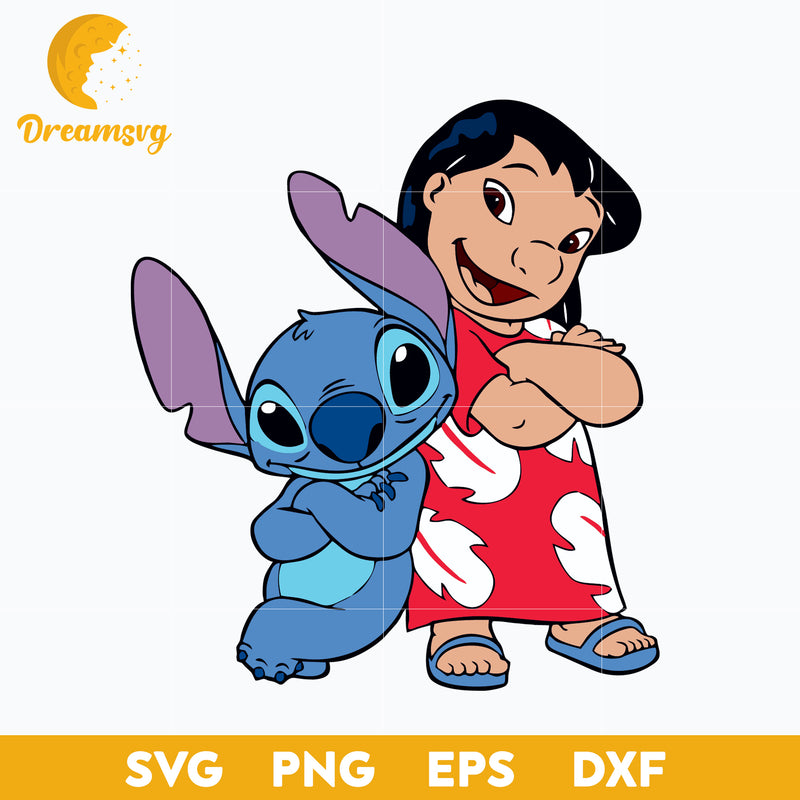 Lilo and Stitch SVG, Stitch SVG, Cartoon SVG, PNG, DXF, EPS Digital Fi