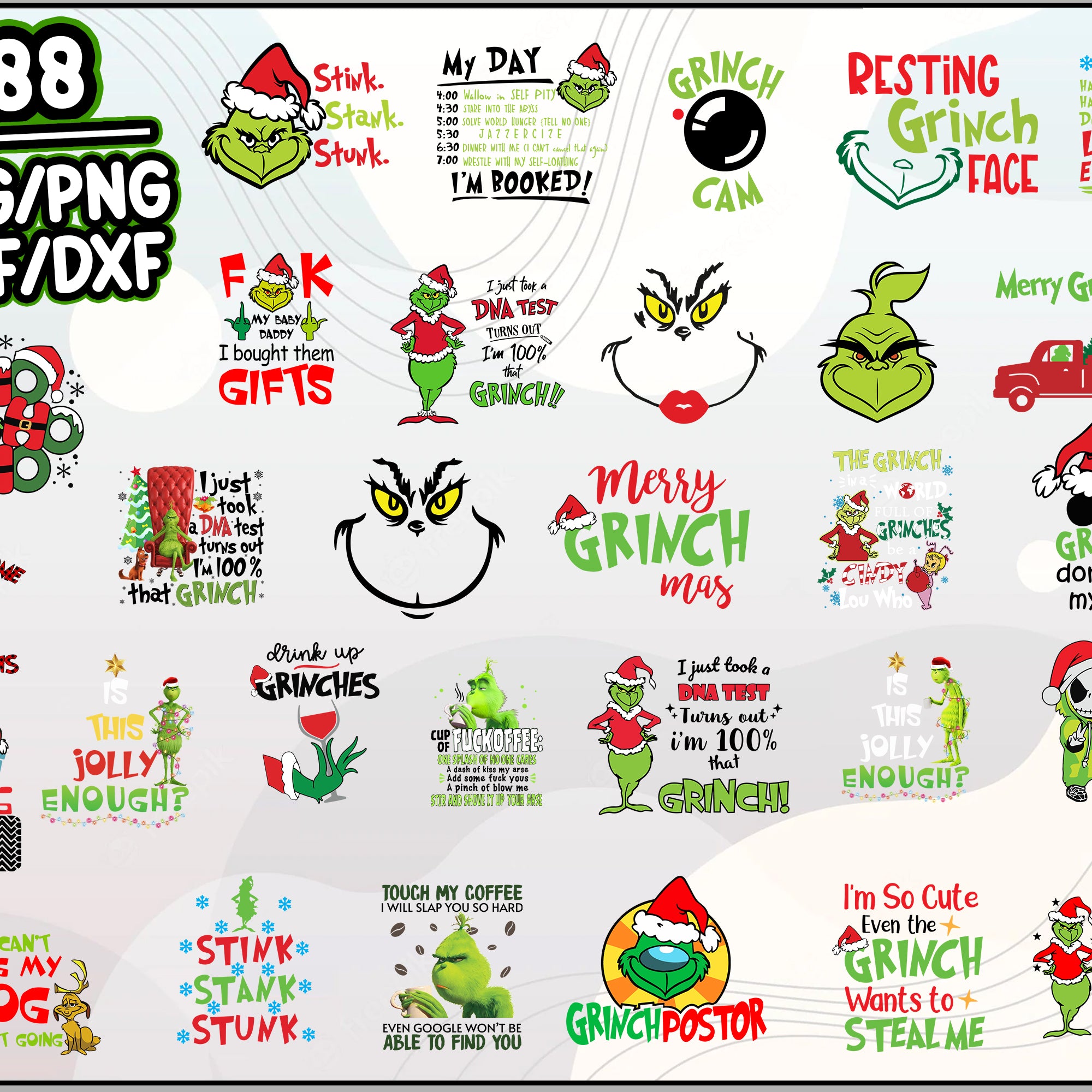 88+ Grinch Merry Christmas SVG