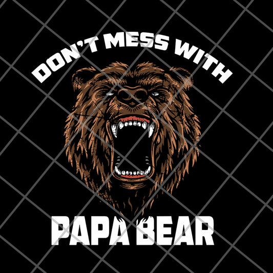 papa bear svg, png, dxf, eps digital file FTD24052116