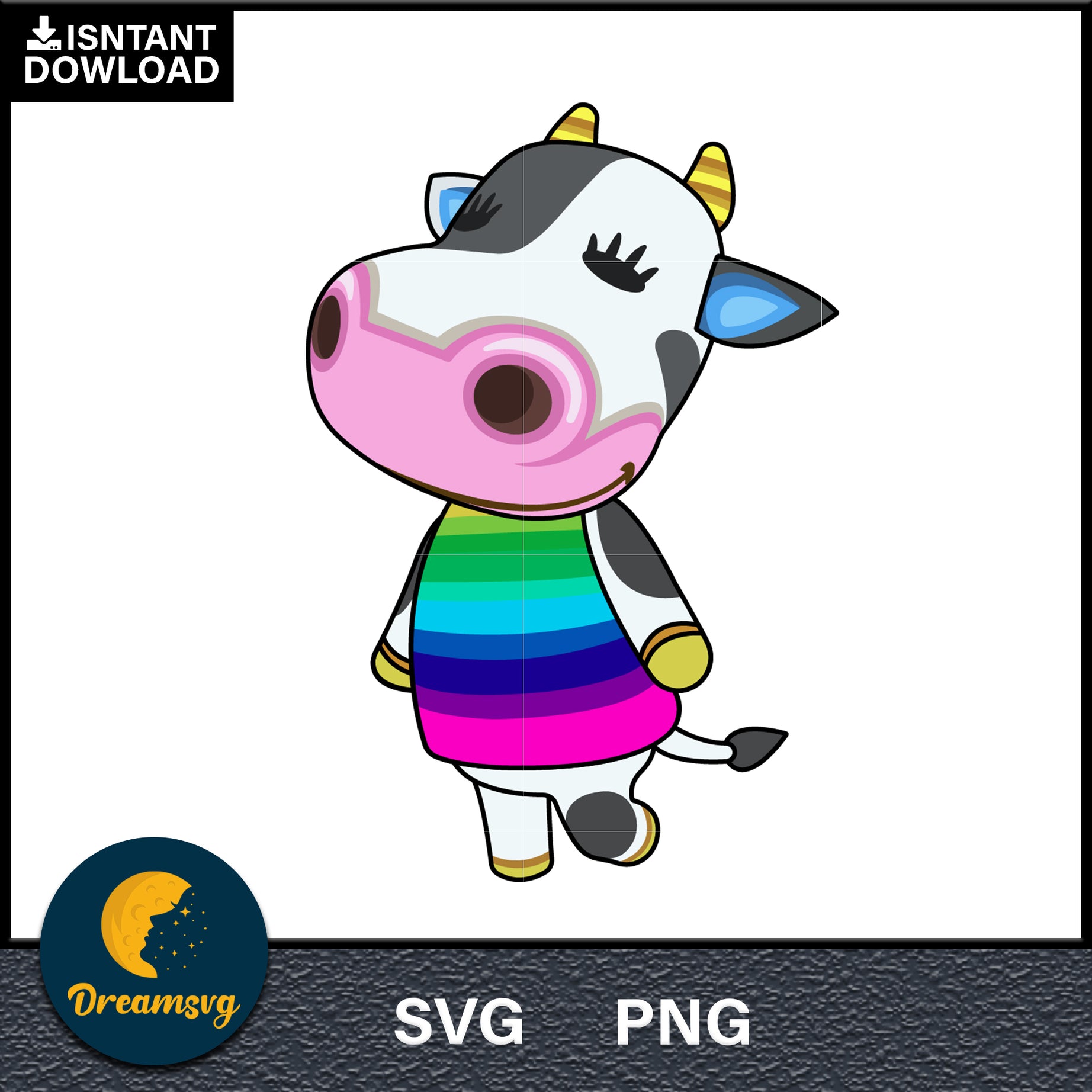 Tipper Animal Crossing Svg, Animal Crossing Svg, Animal Crossing Png, Cartoon svg, svg, png digital file