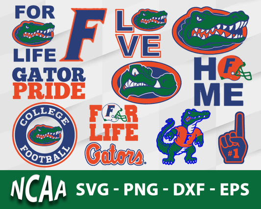 Florida Gators Svg Bundle, Florida Gators Svg, Sport Svg, Ncaa Svg, Png, Dxf, Eps Digital file.