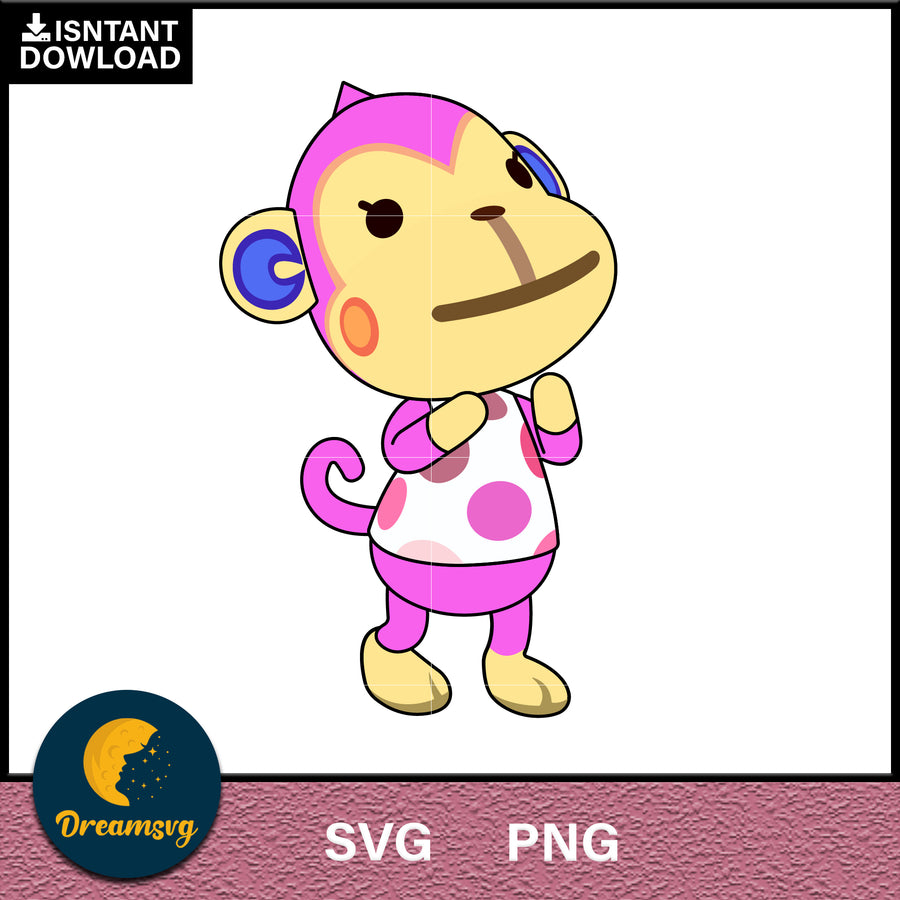 Nana Animal Crossing Svg, Animal Crossing Svg, Animal Crossing Png, Cartoon svg, svg, png digital file