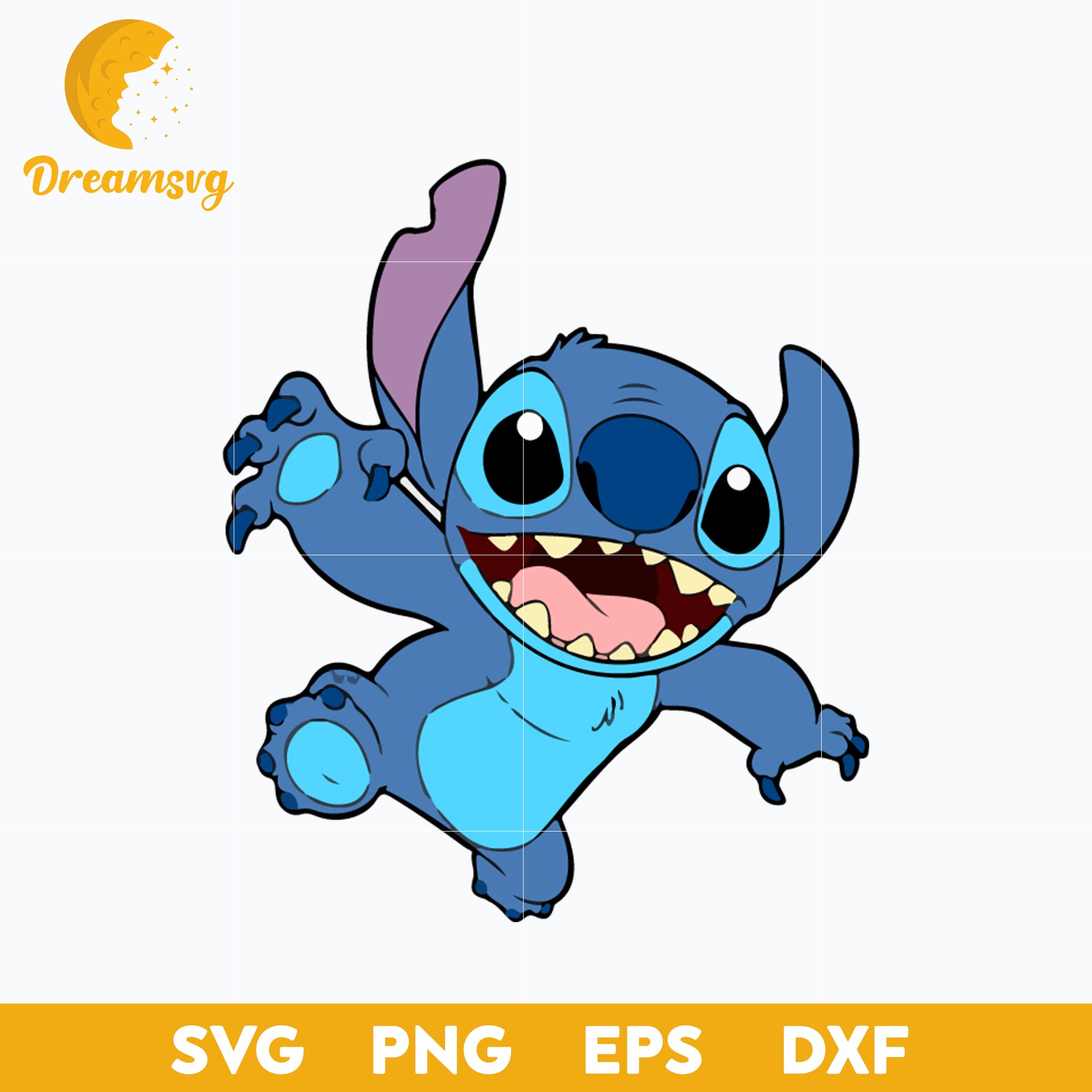 Stitch SVG, Stitch Cartoon SVG, Cartoon SVG, PNG, DXF, EPS Digital Fil ...