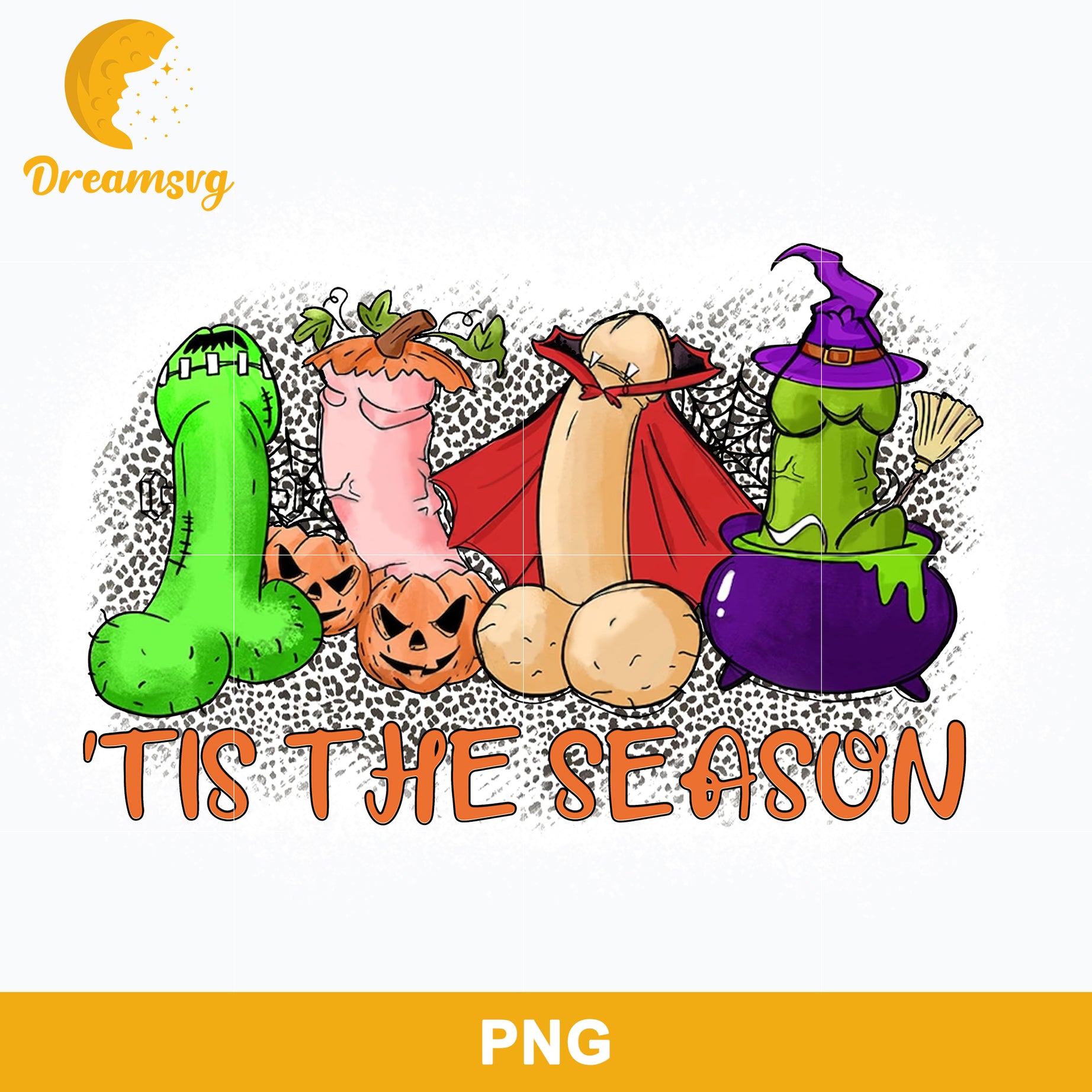 Tis The Season Png, Fall Halloween Png, Halloween Png Sublimation.