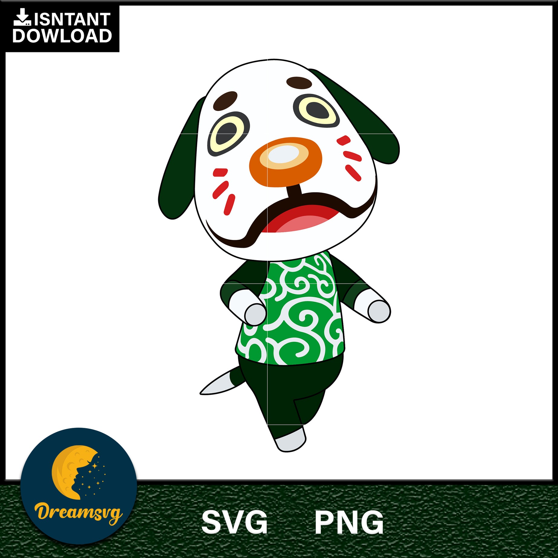 Marcel Animal Crossing Svg, Animal Crossing Svg, Animal Crossing Png, Cartoon svg, svg, png digital file