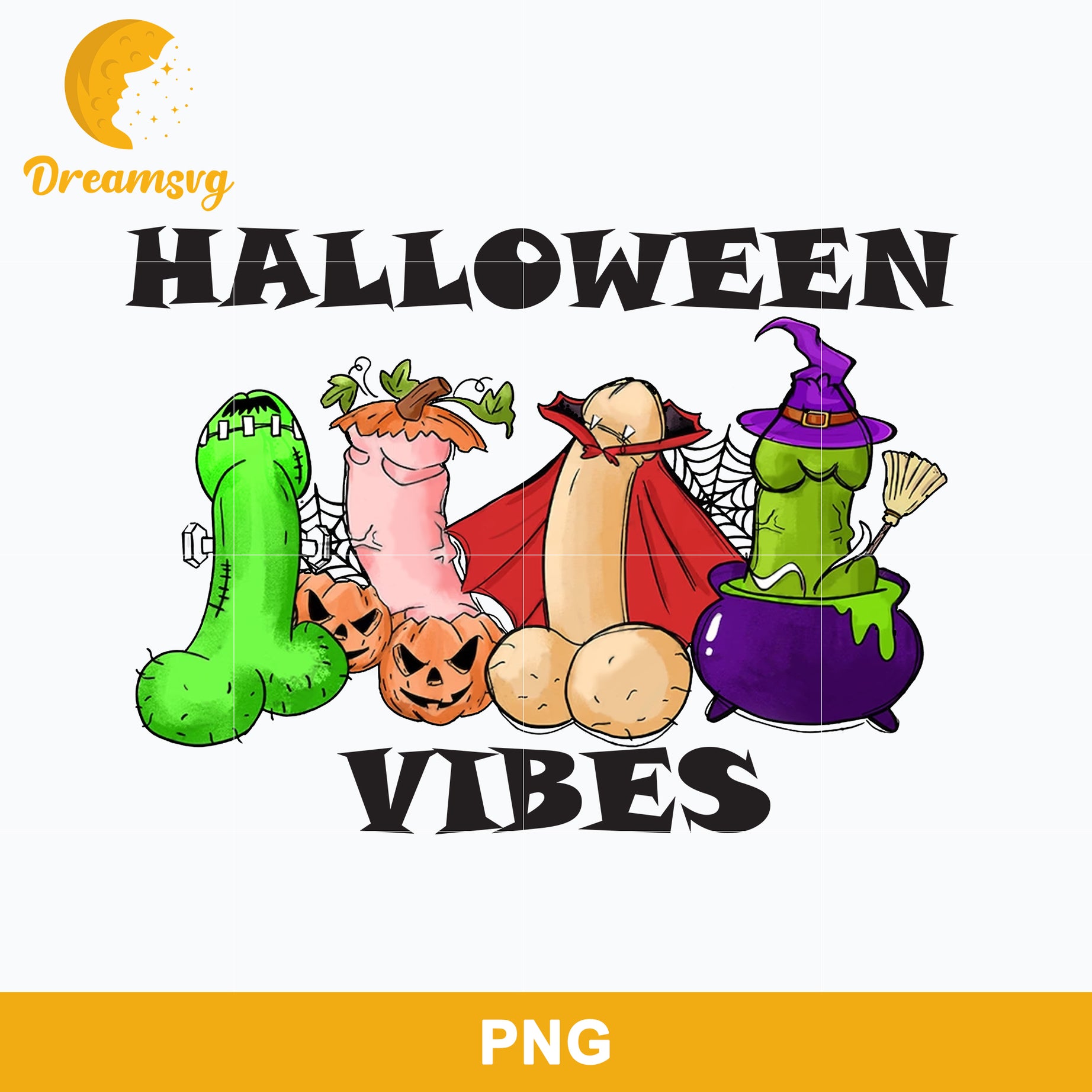 Halloween Vibes Png, Fall Halloween Png, Halloween Png Sublimation.
