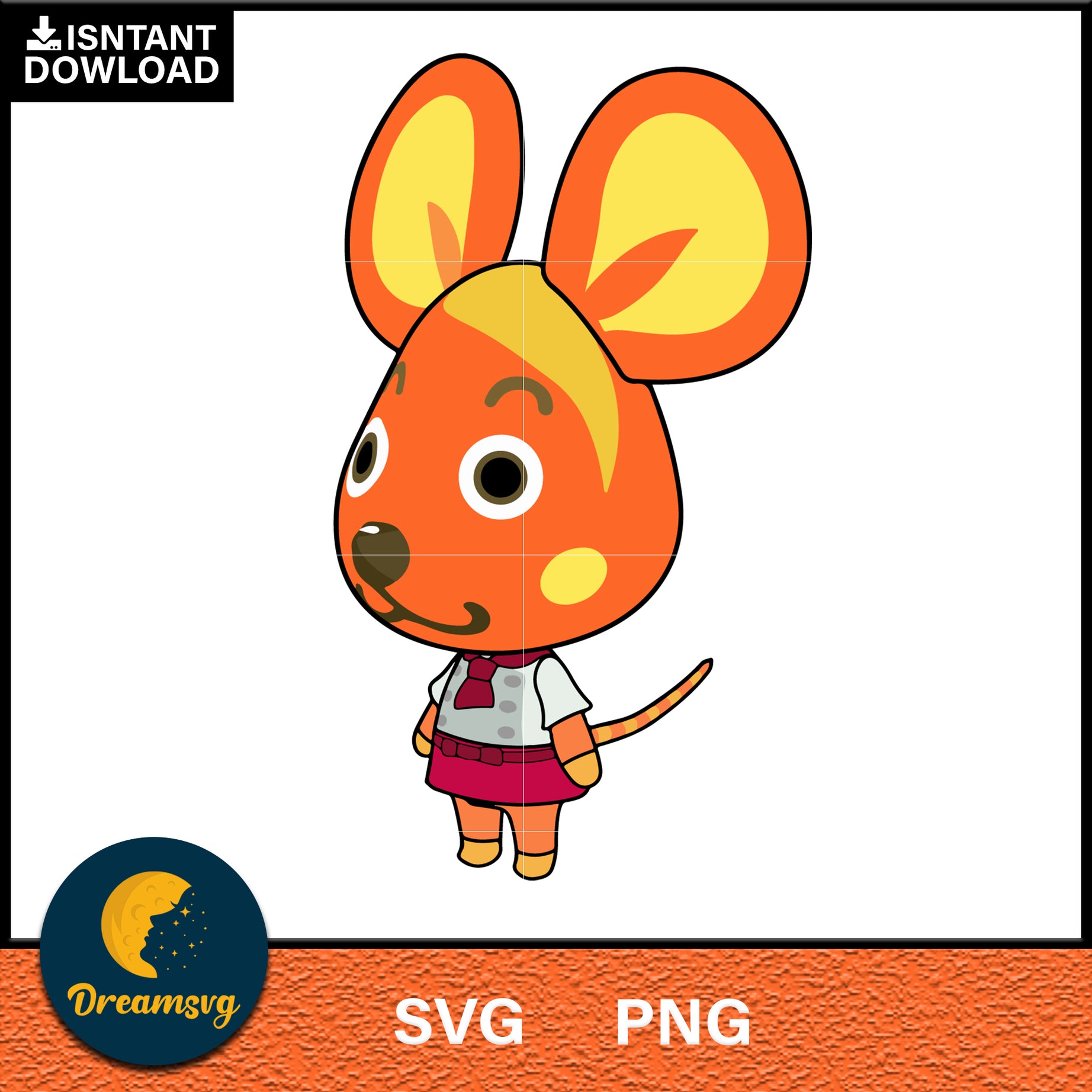 Bettina Animal Crossing Svg, Animal Crossing Svg, Animal Crossing Png, Cartoon svg, svg, png digital file
