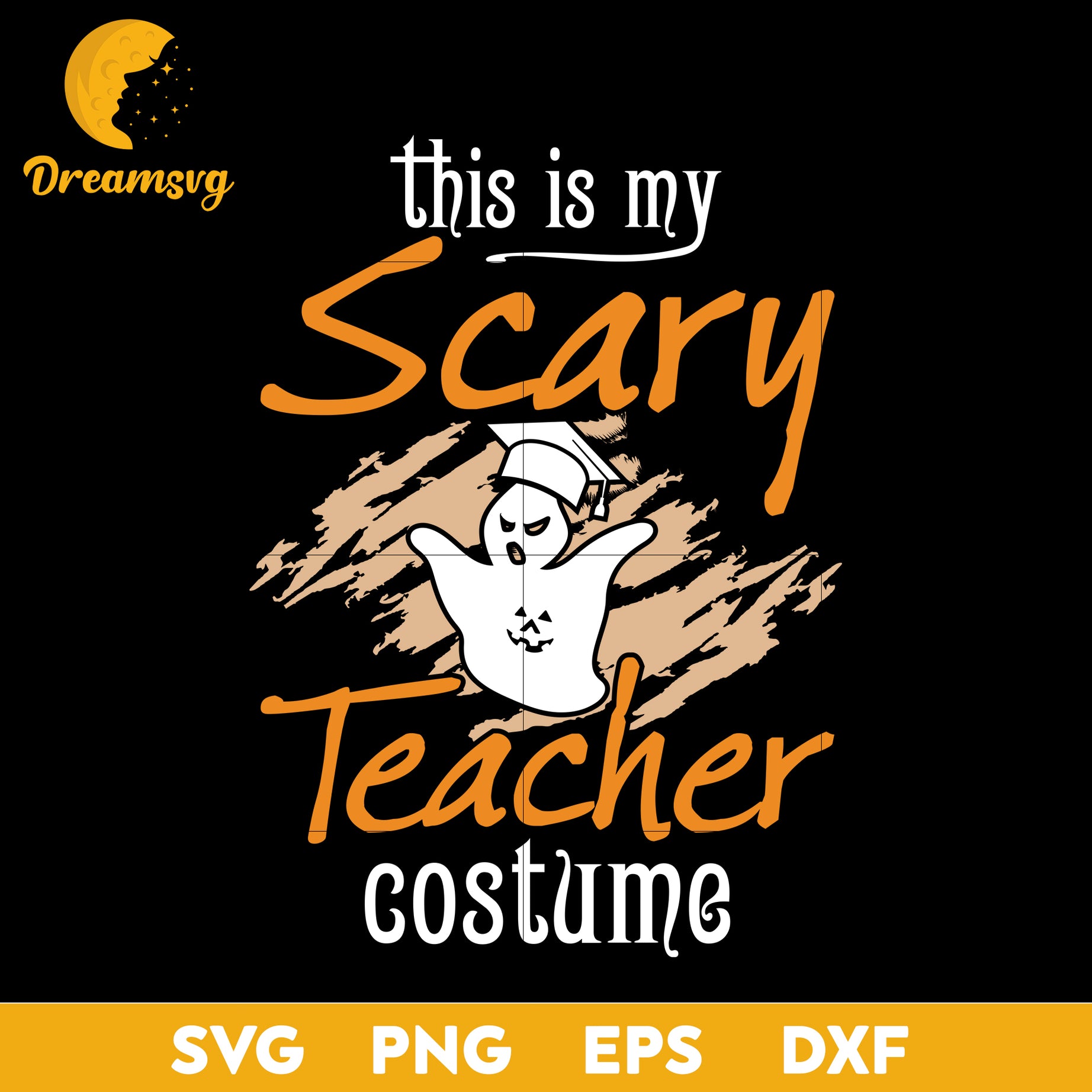 This is my scary teacher costume svg, Halloween svg, png, dxf, eps digital file.