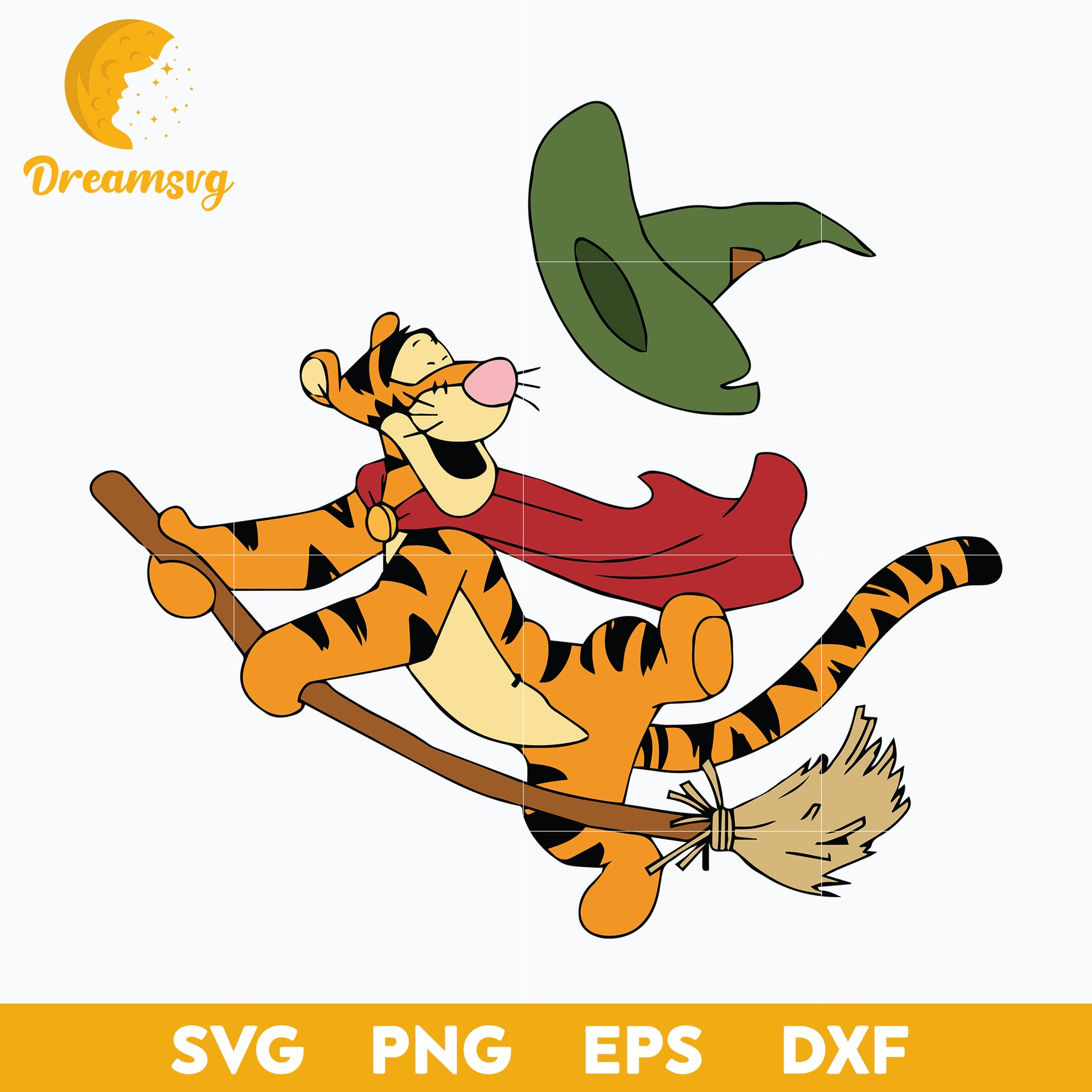 Tigger Vector File Tigger Halloween Svg, Tigger Svg, Winnie the Pooh, Halloween Svg, png ...