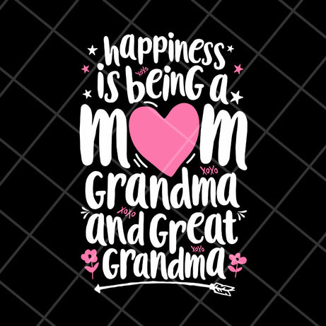 Happiness mom svg, Mother's day svg, eps, png, dxf digital file MTD23042107