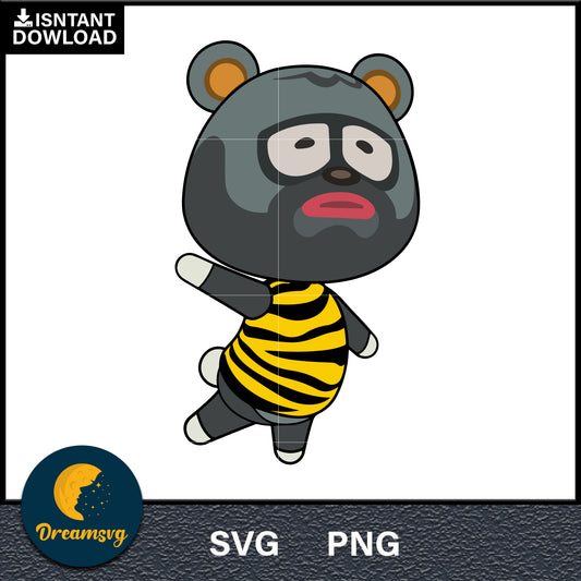 Barold Animal Crossing Svg, Animal Crossing Svg, Animal Crossing Png, Cartoon svg, svg, png digital file