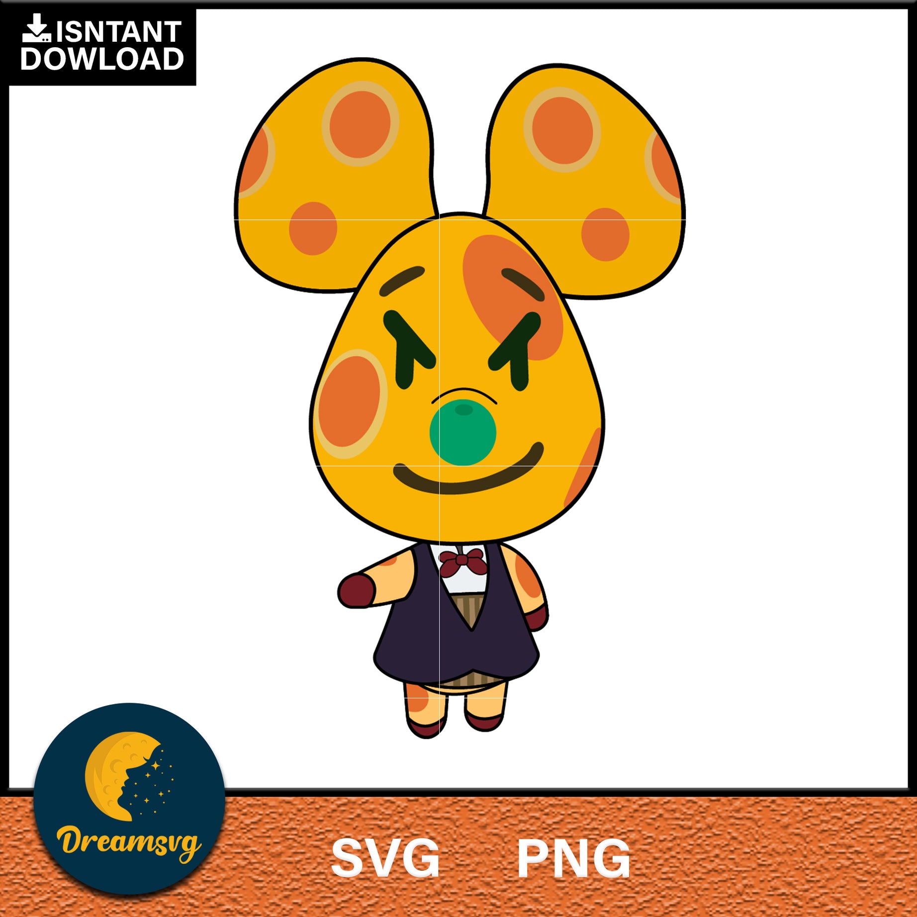 Limberg Animal Crossing Svg, Animal Crossing Svg, Animal Crossing Png, Cartoon svg, svg, png digital file