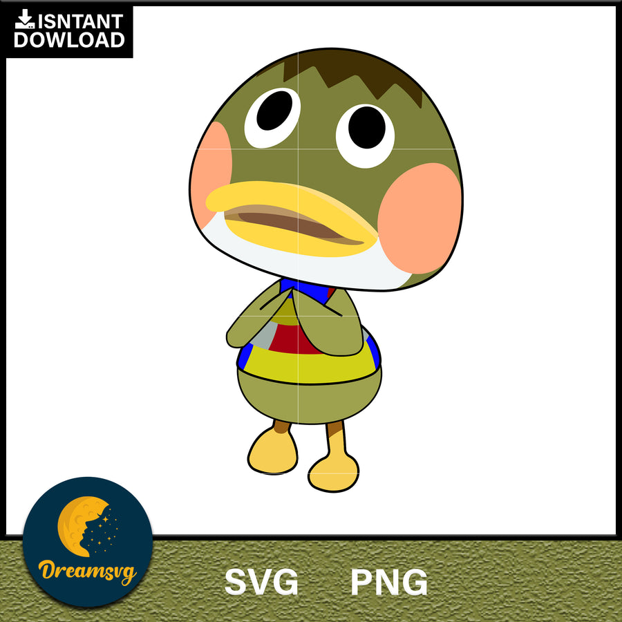 Deena Animal Crossing Svg, Animal Crossing Svg, Animal Crossing Png, Cartoon svg, svg, png digital file