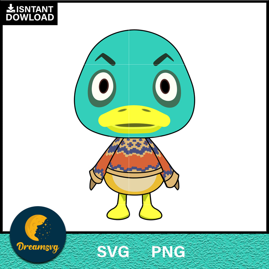 Drake Animal Crossing Svg, Animal Crossing Svg, Animal Crossing Png, Cartoon svg, svg, png digital file