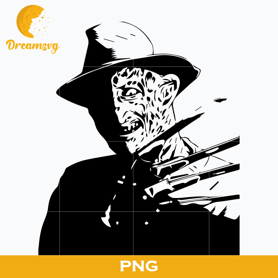 Freddy Krueger PNG, Freddy Krueger Halloween, Scary Halloween, Horror Characters, Halloween svg, png digital file.