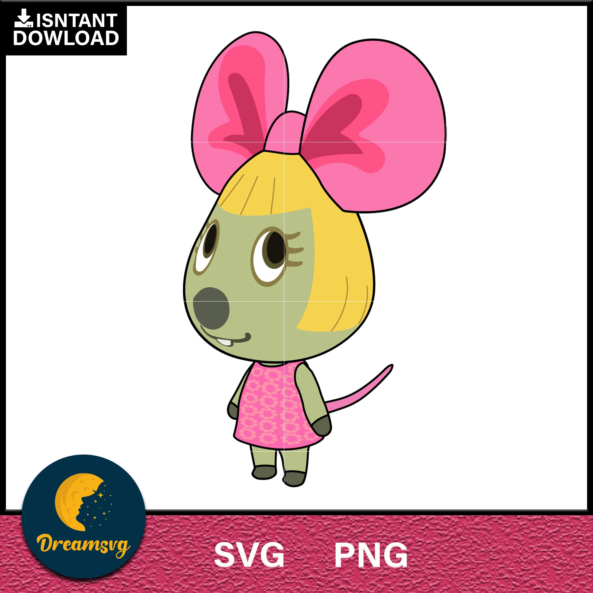 Penelope Animal Crossing Svg, Animal Crossing Svg, Animal Crossing Png, Cartoon svg, svg, png digital file