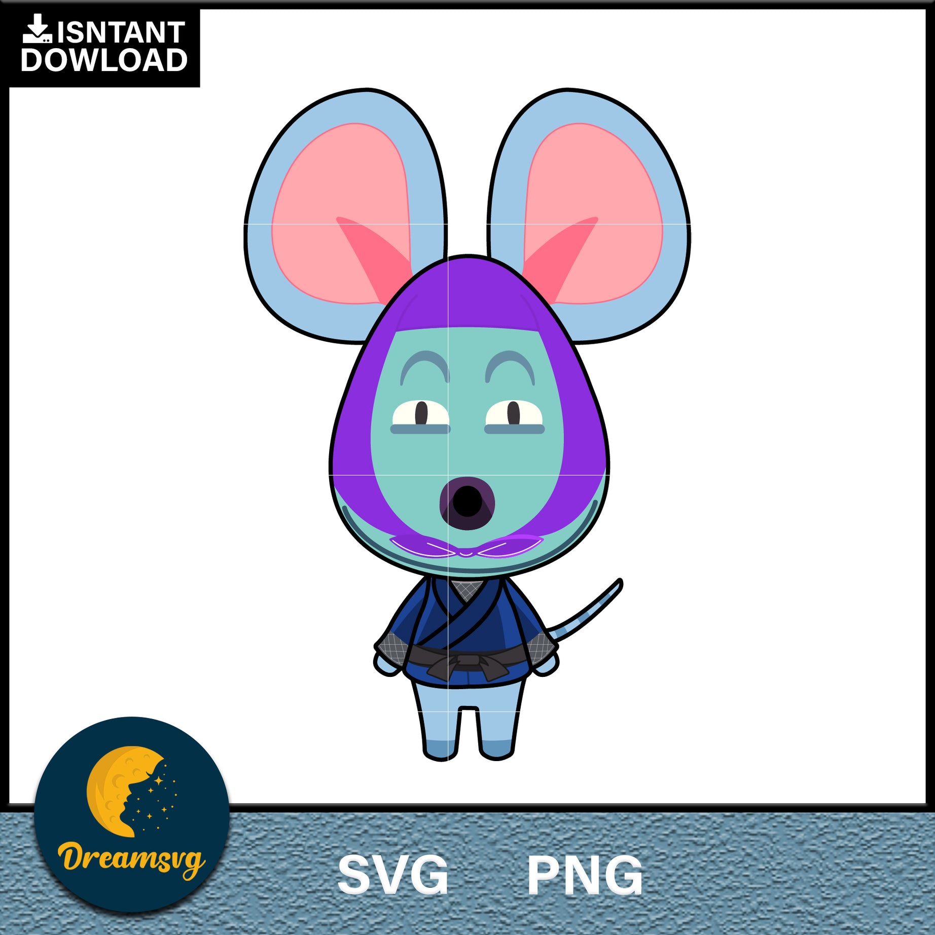 Rizzo Animal Crossing Svg, Animal Crossing Svg, Animal Crossing Png, Cartoon svg, svg, png digital file