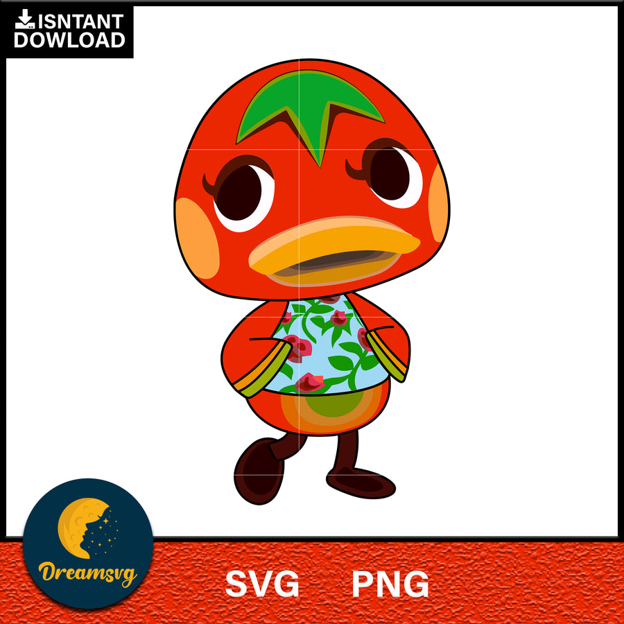 Ketchup Animal Crossing Svg, Animal Crossing Svg, Animal Crossing Png, Cartoon svg, svg, png digital file