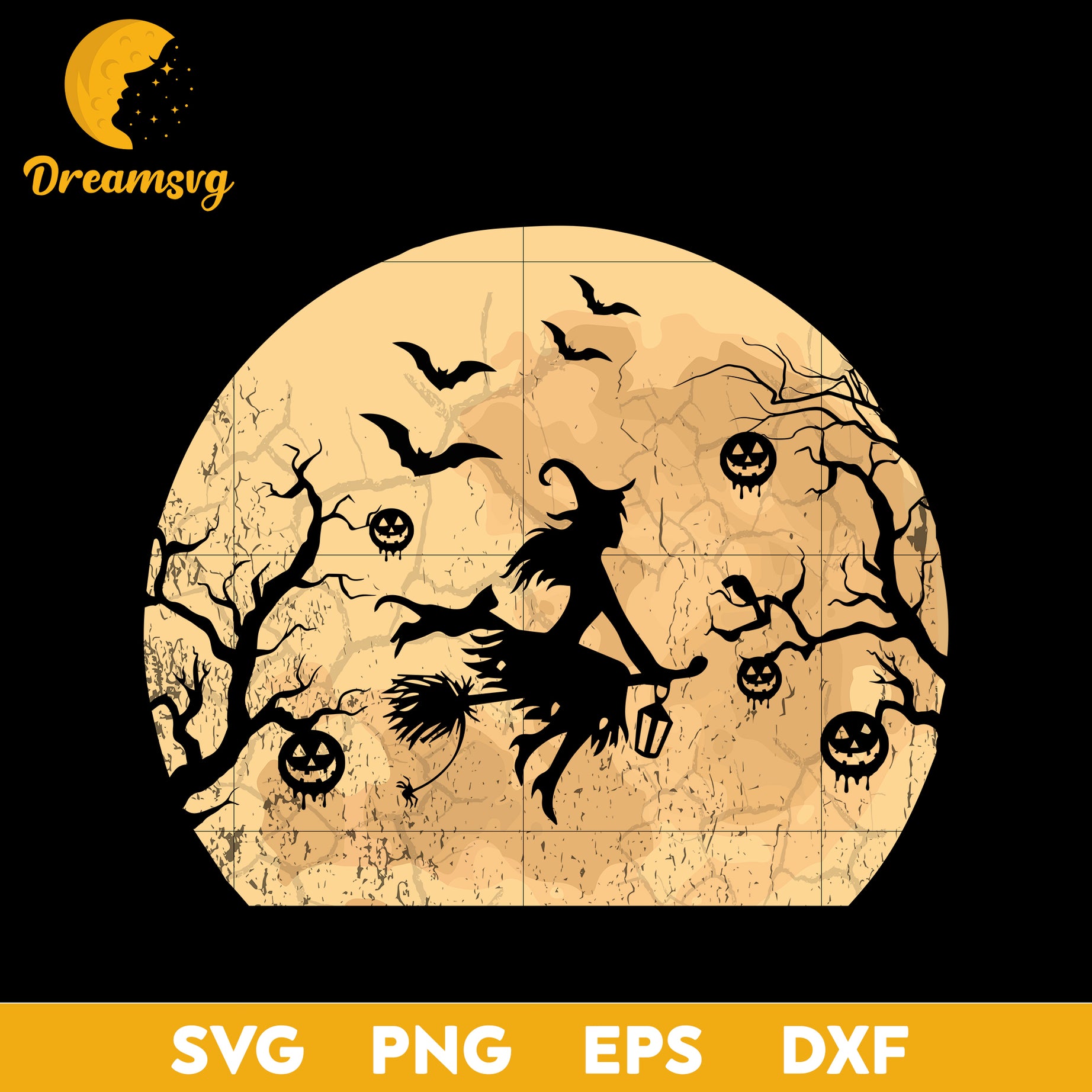 Halloween scary night  svg, Halloween svg, png, dxf, eps digital file.