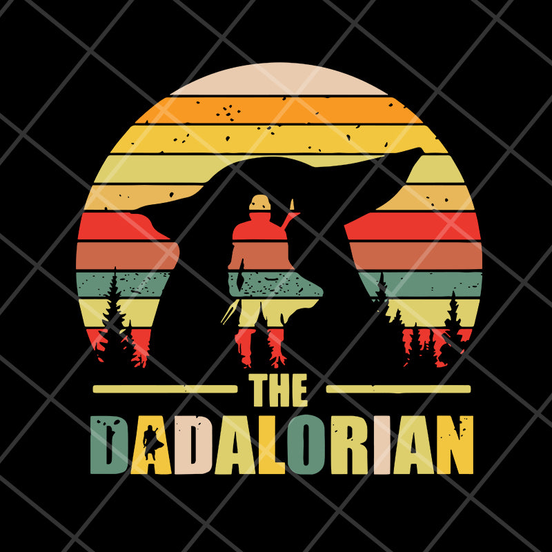 the dadalorian svg, png, dxf, eps digital file FTD18052106