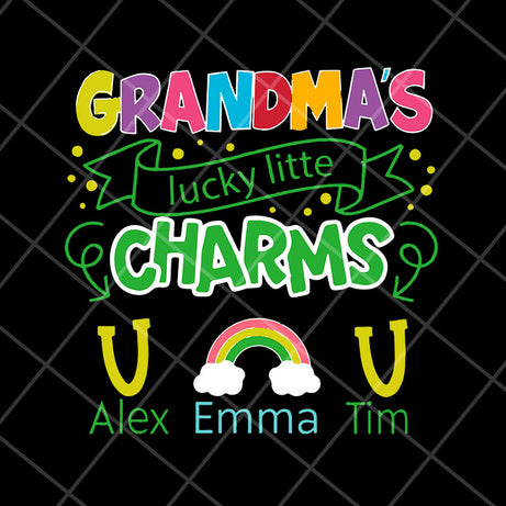 Grandmas charmas svg, Mother's day svg, eps, png, dxf digital file MTD27042122