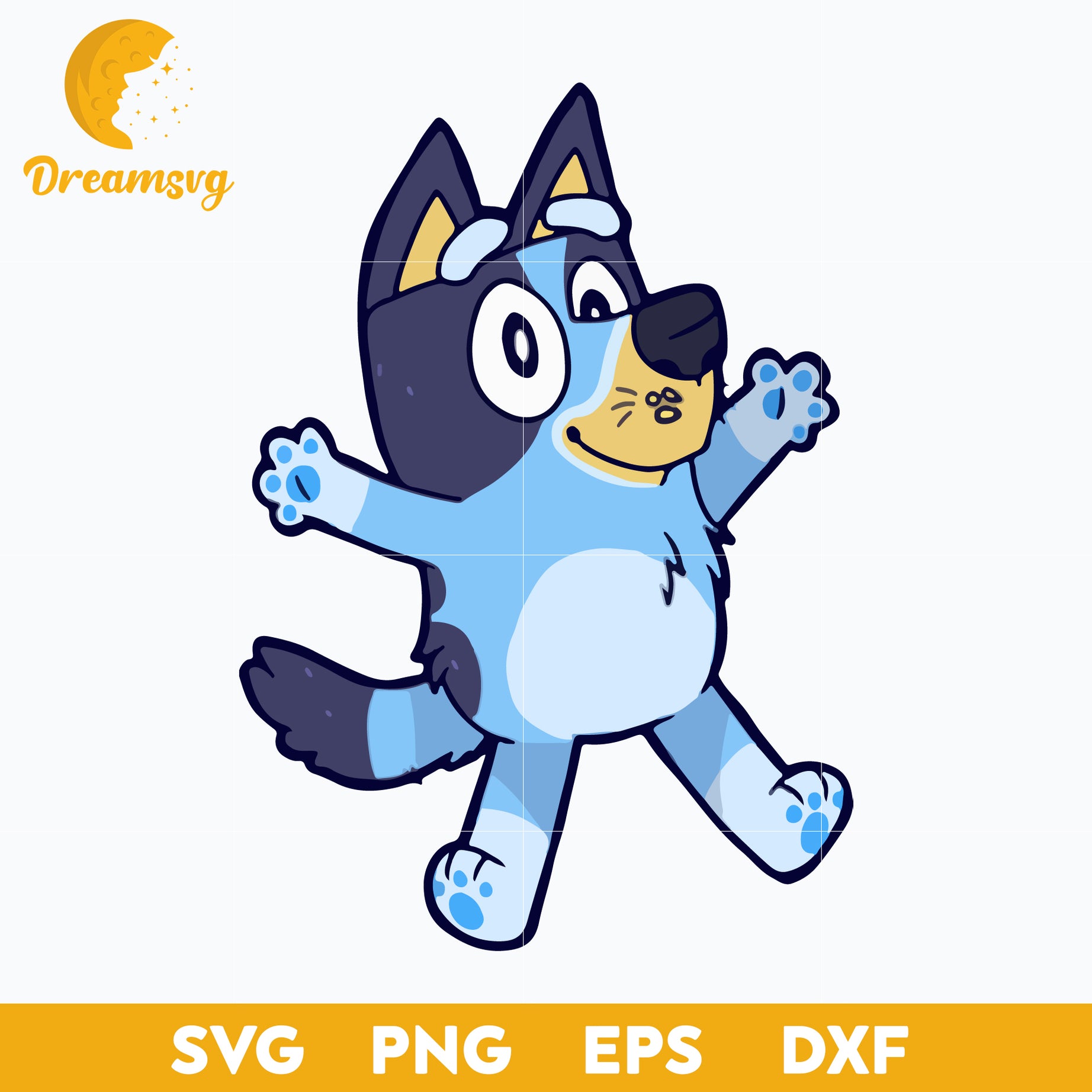 Bluey Svg , Bluey character svg, Bluey Cartoon svg, cartoon svg, png, dxf, eps digital file.