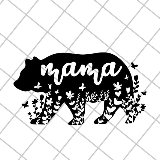 Mama bear svg, Mother's day svg, eps, png, dxf digital file MTD05042111