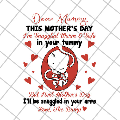 Dear mummy this mothers day svg, Mother's day svg, eps, png, dxf digital file MTD05042131