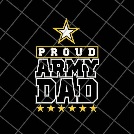 Proud army dad svg, png, dxf, eps digital file FTD04062115