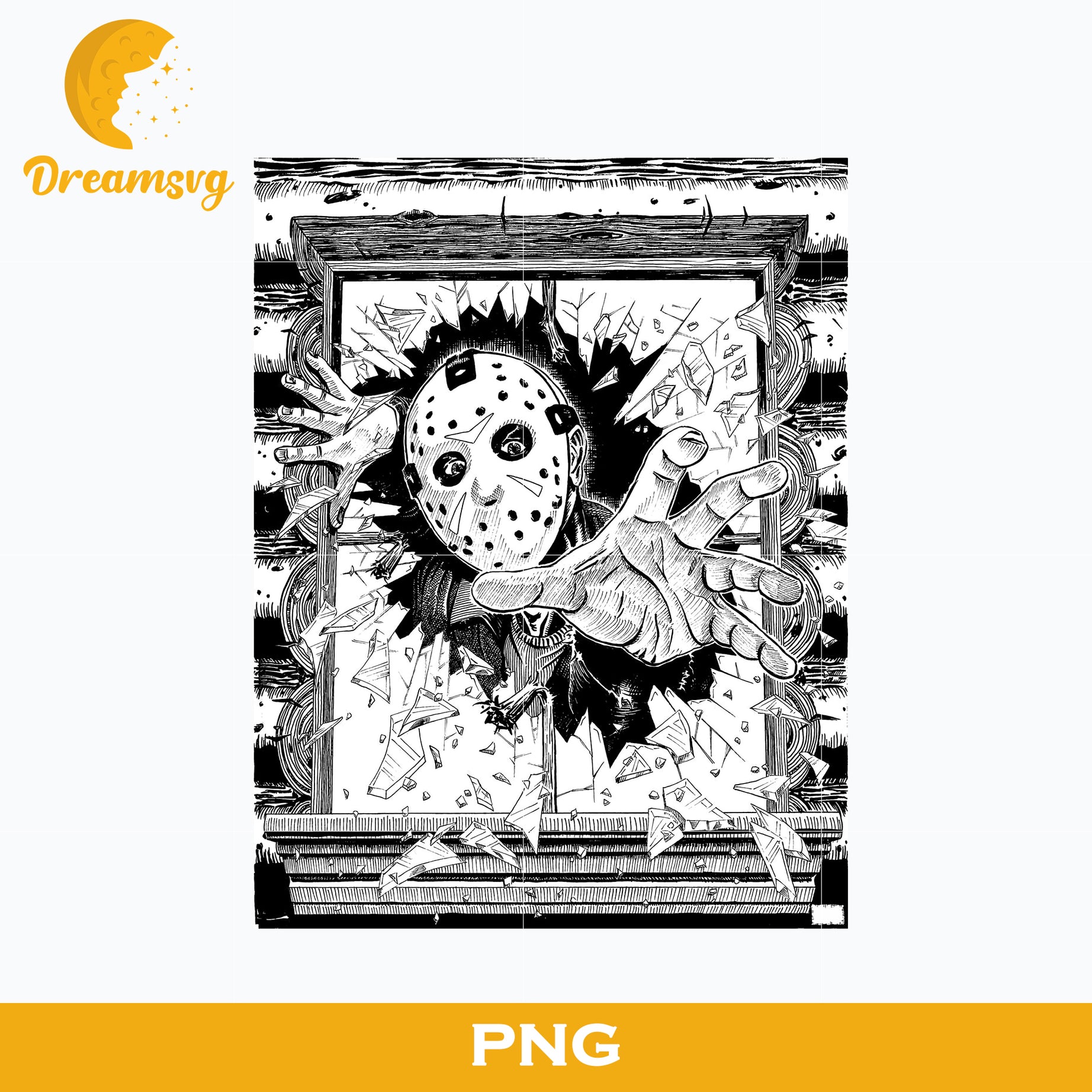 Jason Voorhess PNG, Jason Voorhess Halloween, Scary Halloween, Horror Characters, Halloween svg, png digital file.