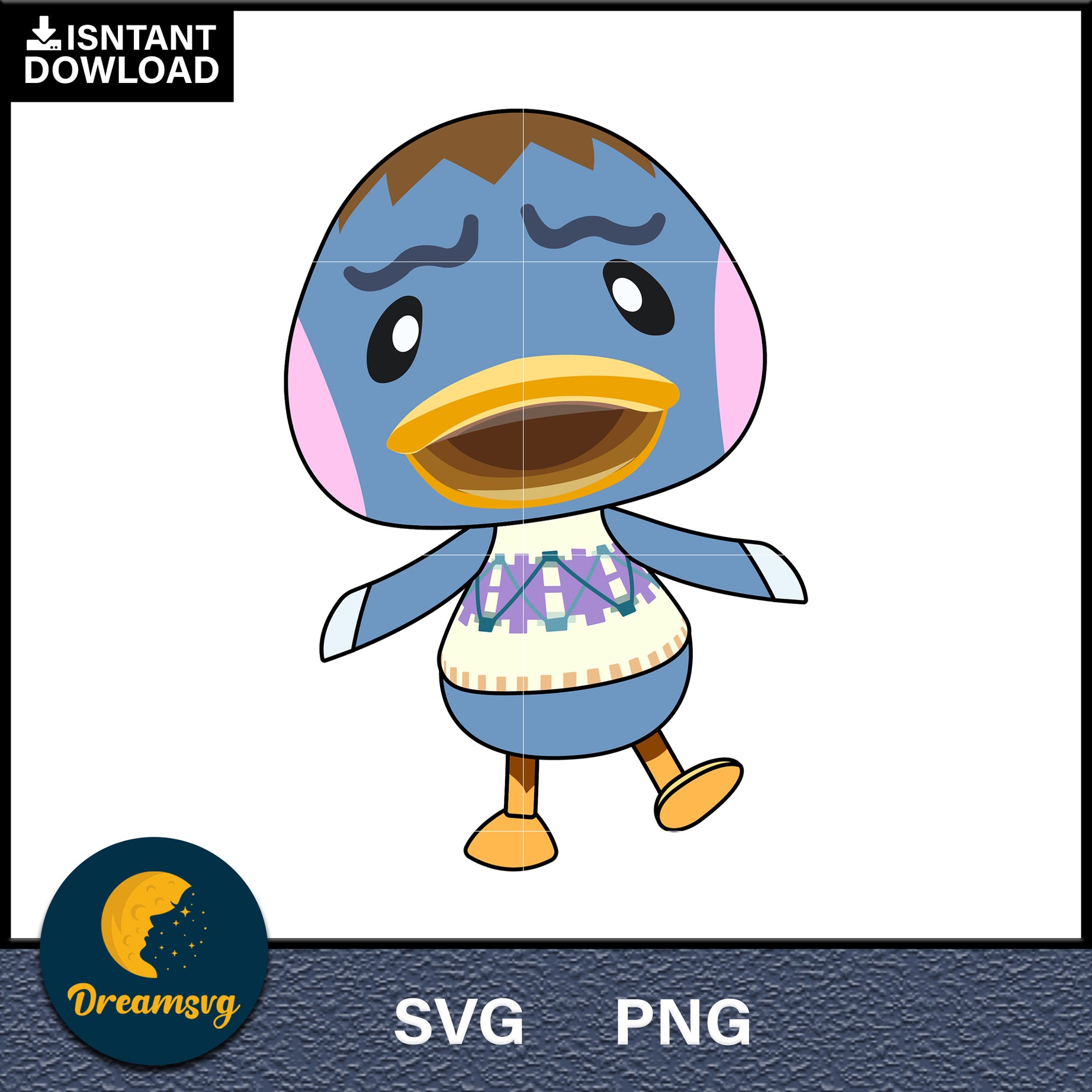 Pate Animal Crossing Svg, Animal Crossing Svg, Animal Crossing Png, Cartoon svg, svg, png digital file