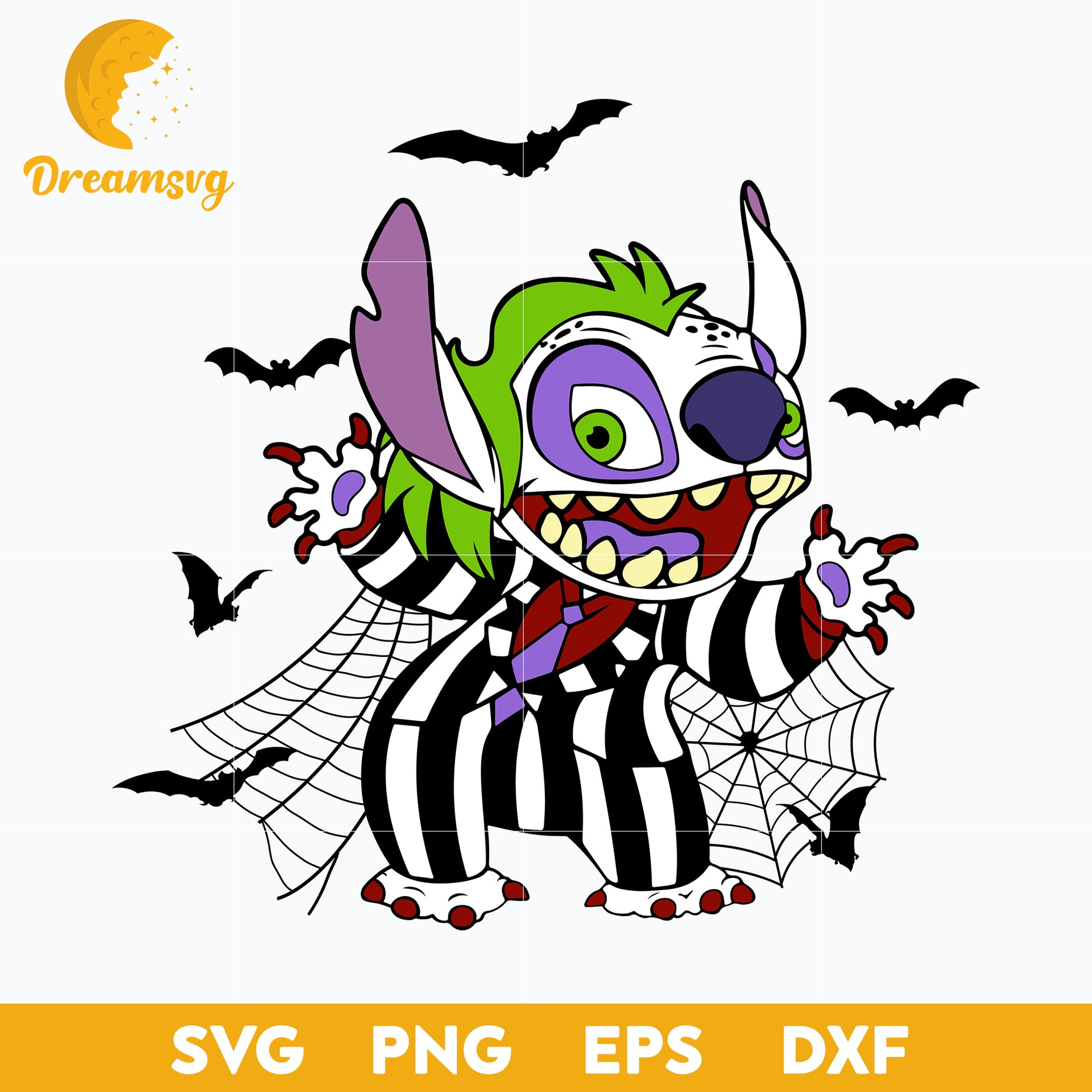 Beetlejuice Stitch SVG