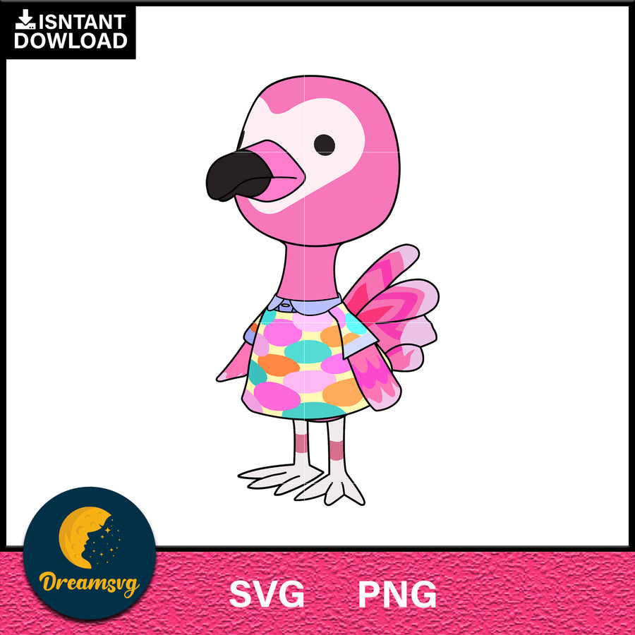 Flora Animal Crossing Svg, Animal Crossing Svg, Animal Crossing Png, Cartoon svg, svg, png digital file