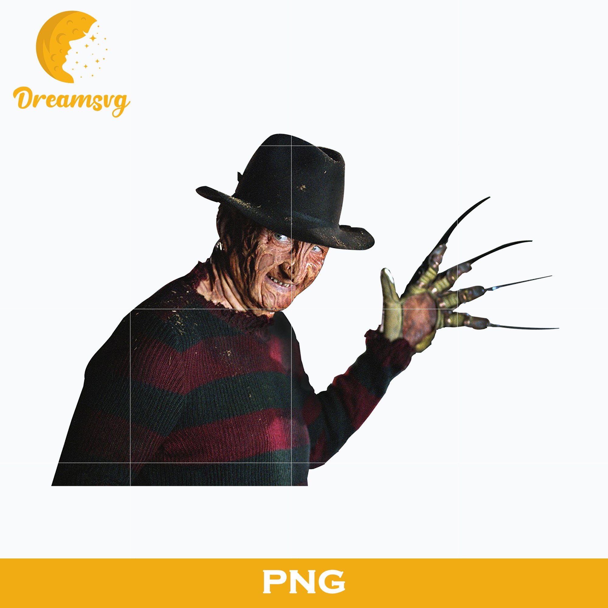 Freddy Krueger PNG, Freddy Krueger Halloween, Scary Halloween, Horror Characters, Halloween svg, png digital file.