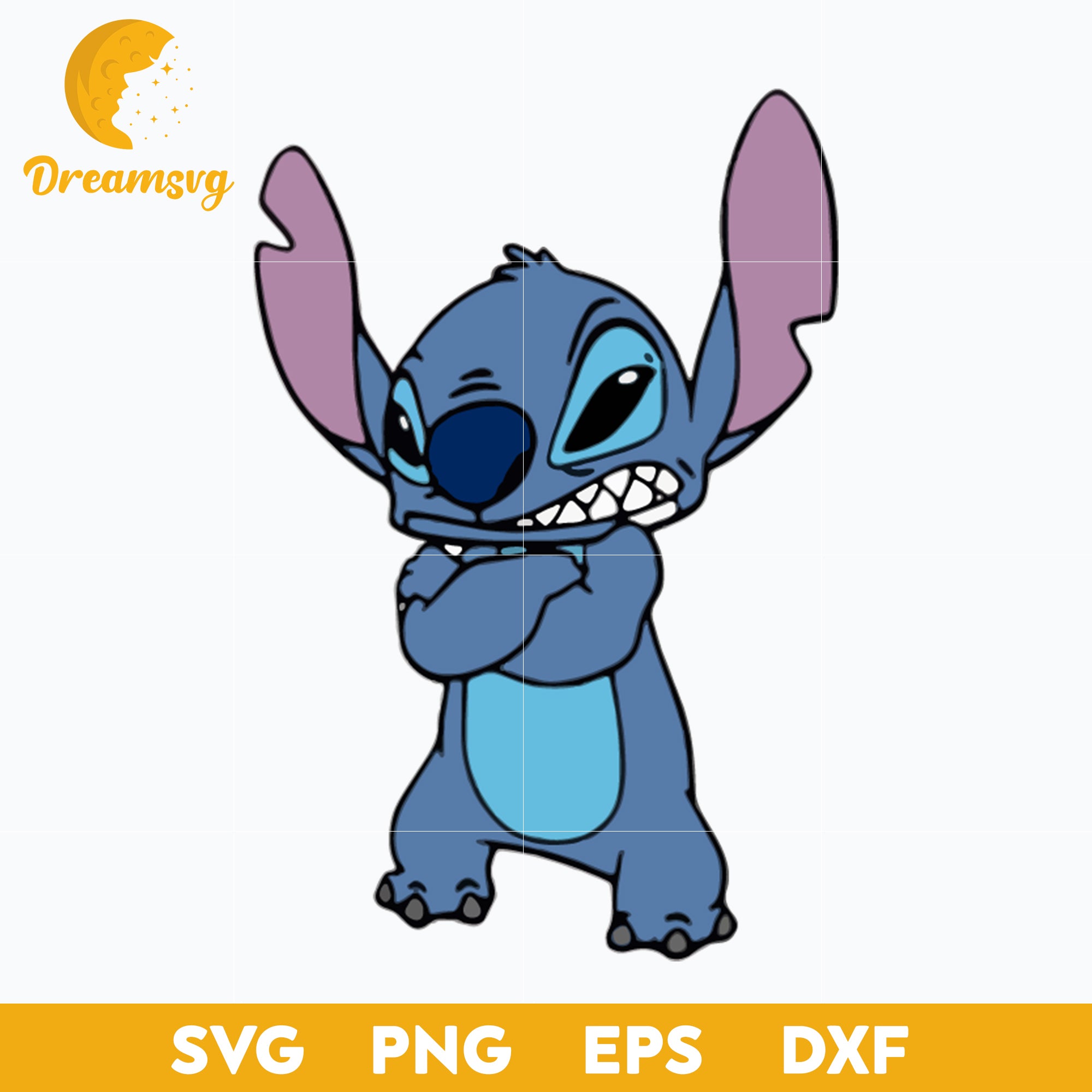 Stitch Svg, Stitch Cartoon Svg, Cartoon Svg, Png, Dxf, Eps Digital Fil ...