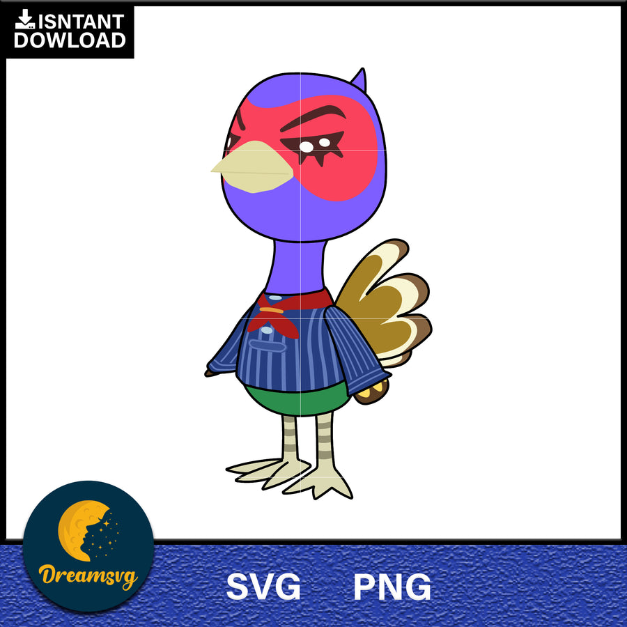 Phil Animal Crossing Svg, Animal Crossing Svg, Animal Crossing Png, Cartoon svg, svg, png digital file