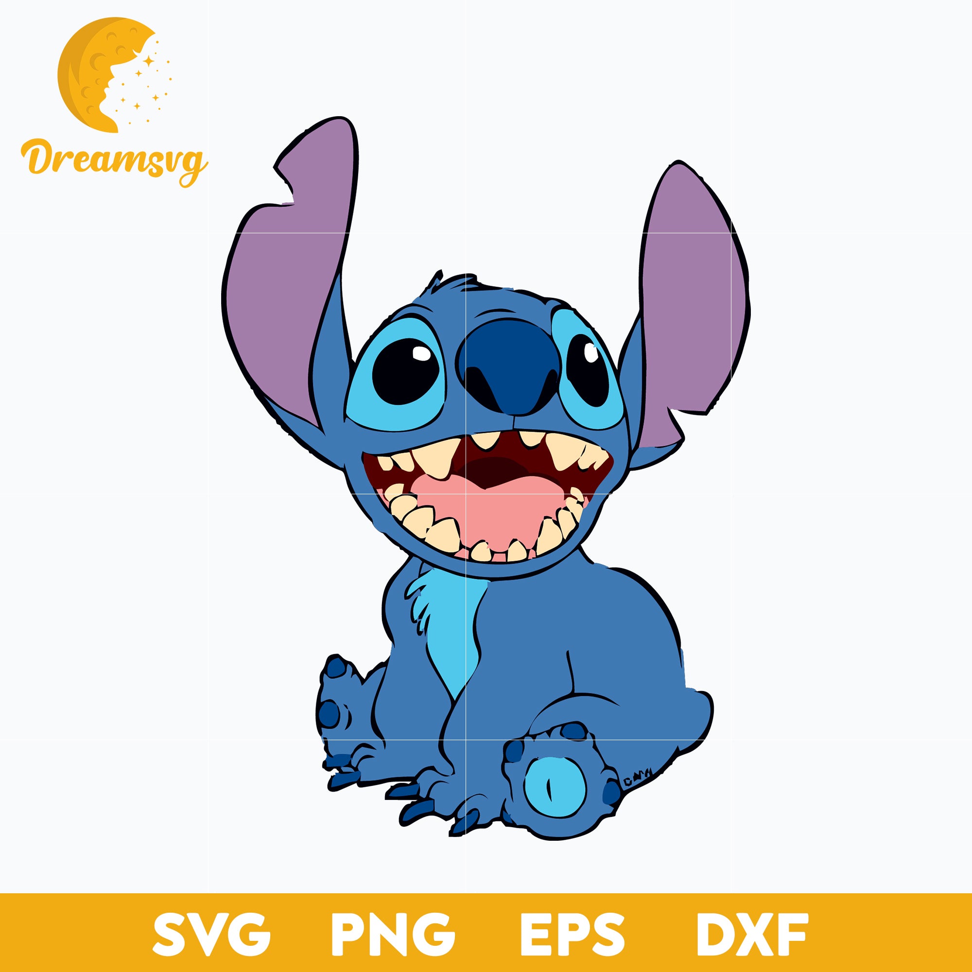 Stitch SVG, Stitch Cartoon SVG, Cartoon SVG, PNG, DXF, EPS Digital Fil ...
