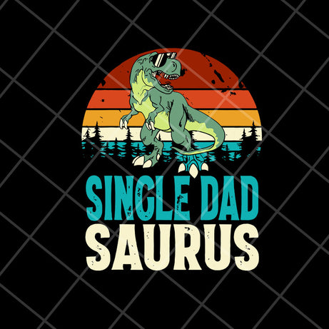 Single Dadsaurus T-Rex svg, png, dxf, eps digital file FTD10052115