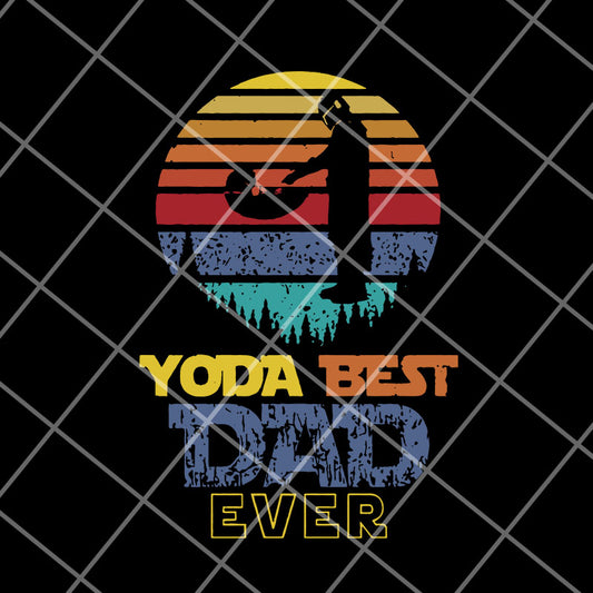 yoda best dad svg, png, dxf, eps digital file FTD12052115