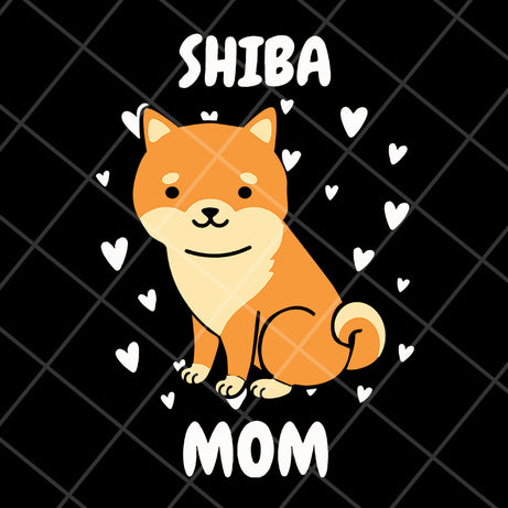 Shiba mom svg, Mother's day svg, eps, png, dxf digital file MTD16042118