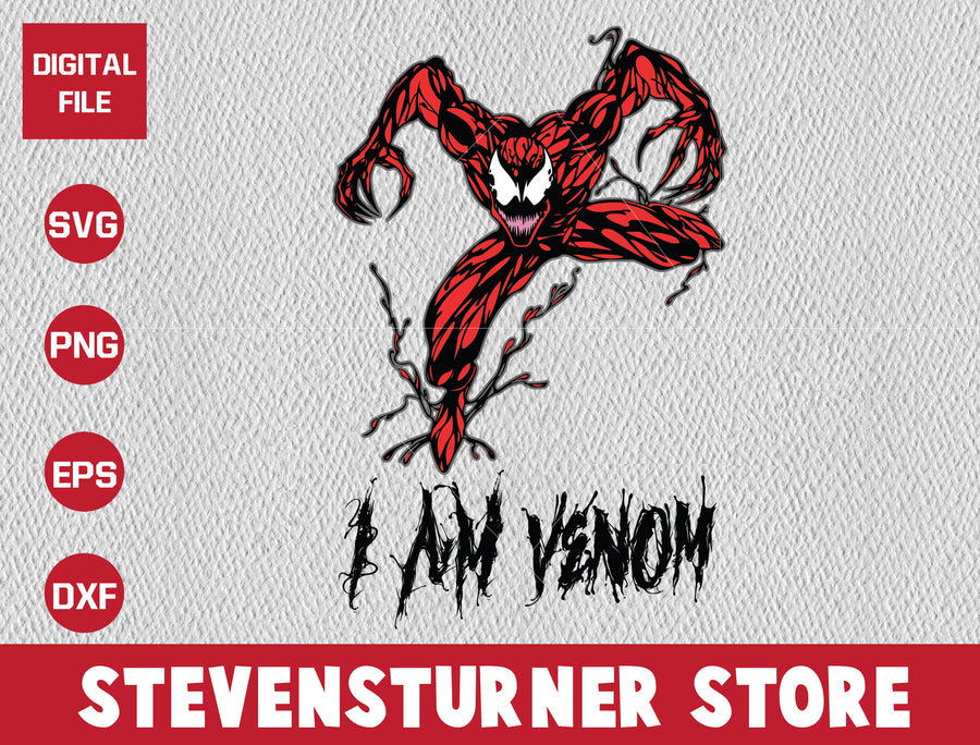 Spiderman svg, Venom svg, Carnage svg, marvel svg file, digital dowload