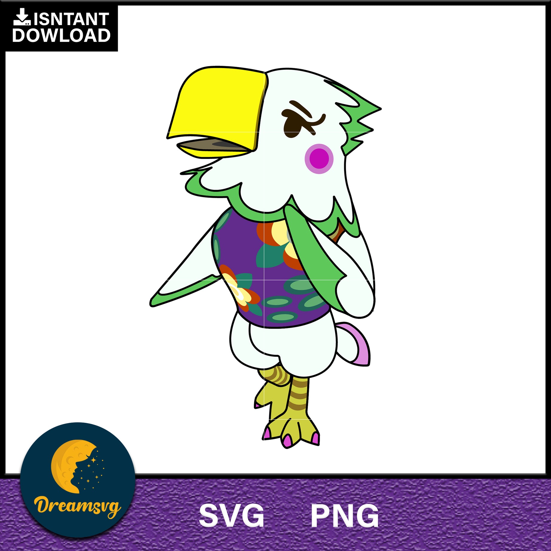 Celia Animal Crossing Svg, Animal Crossing Svg, Animal Crossing Png, Cartoon svg, svg, png digital file