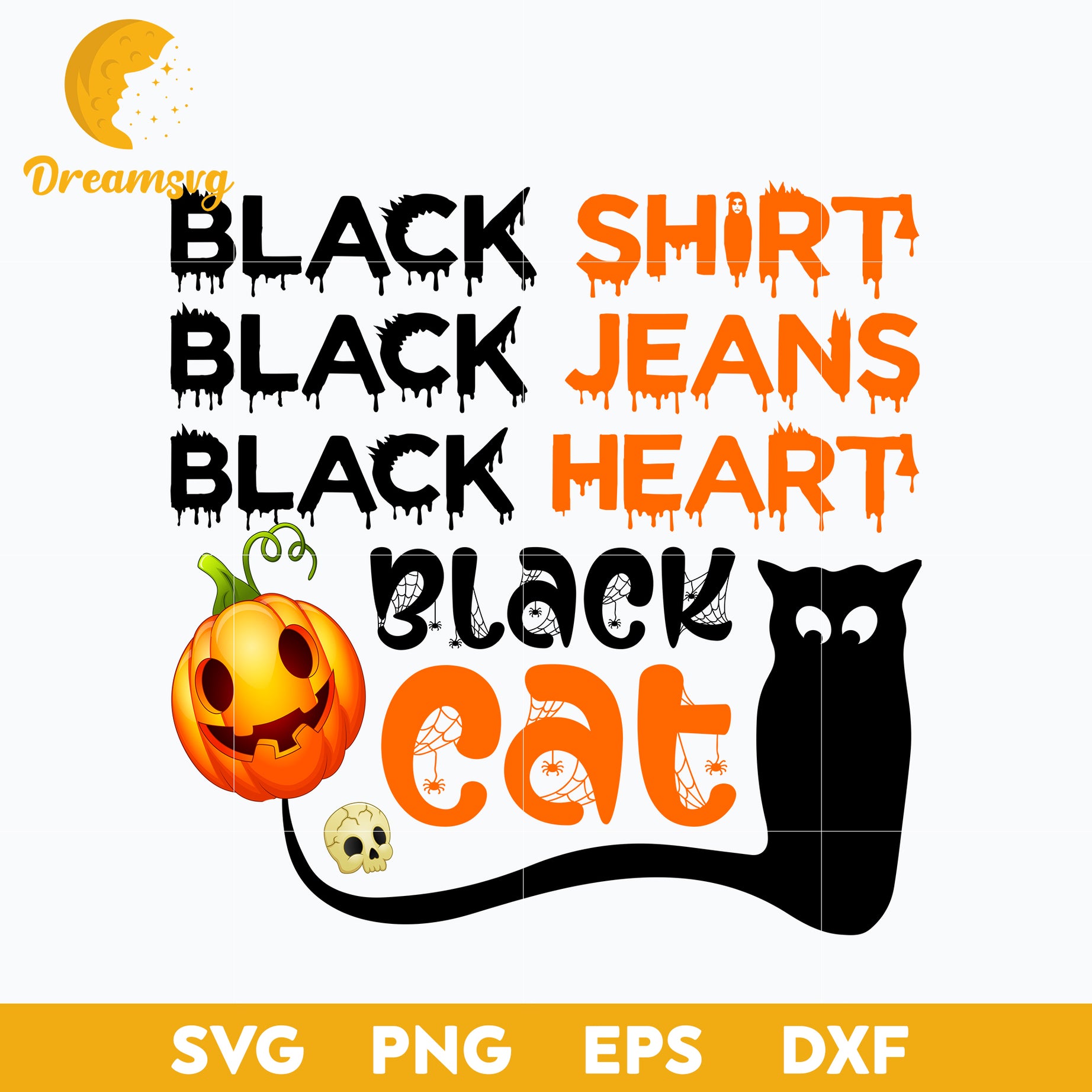 Balck Cat halloween svg