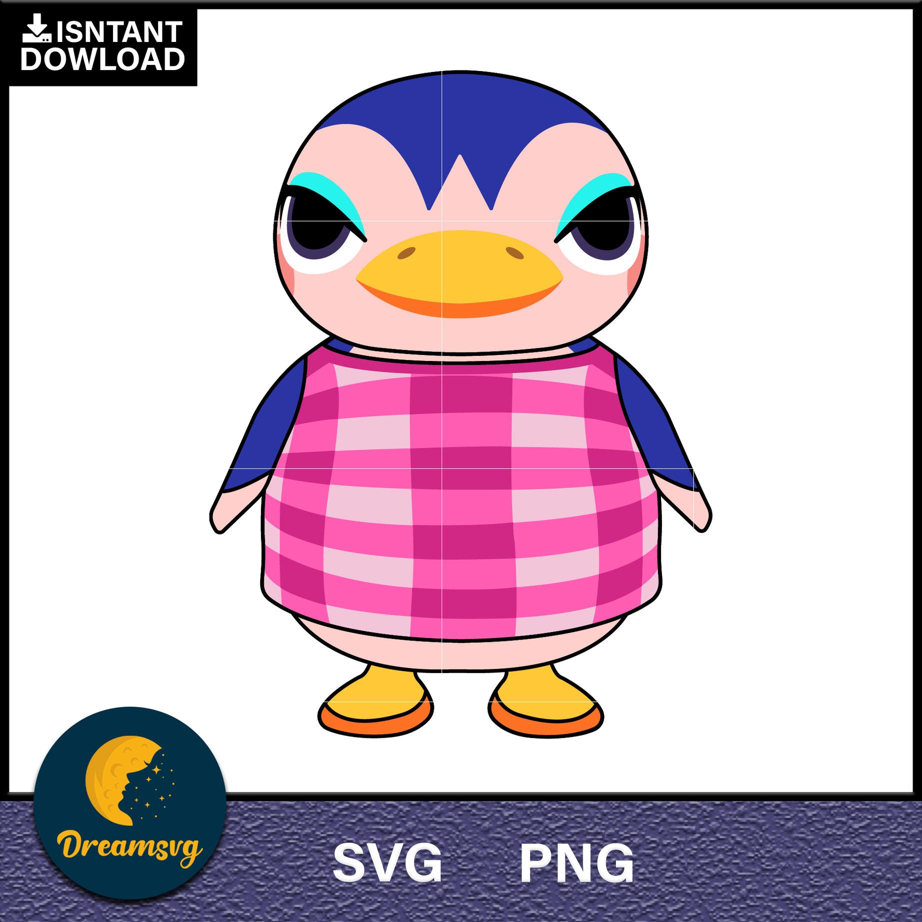 Friga Animal Crossing Svg, Animal Crossing Svg, Animal Crossing Png, Cartoon svg, svg, png digital file